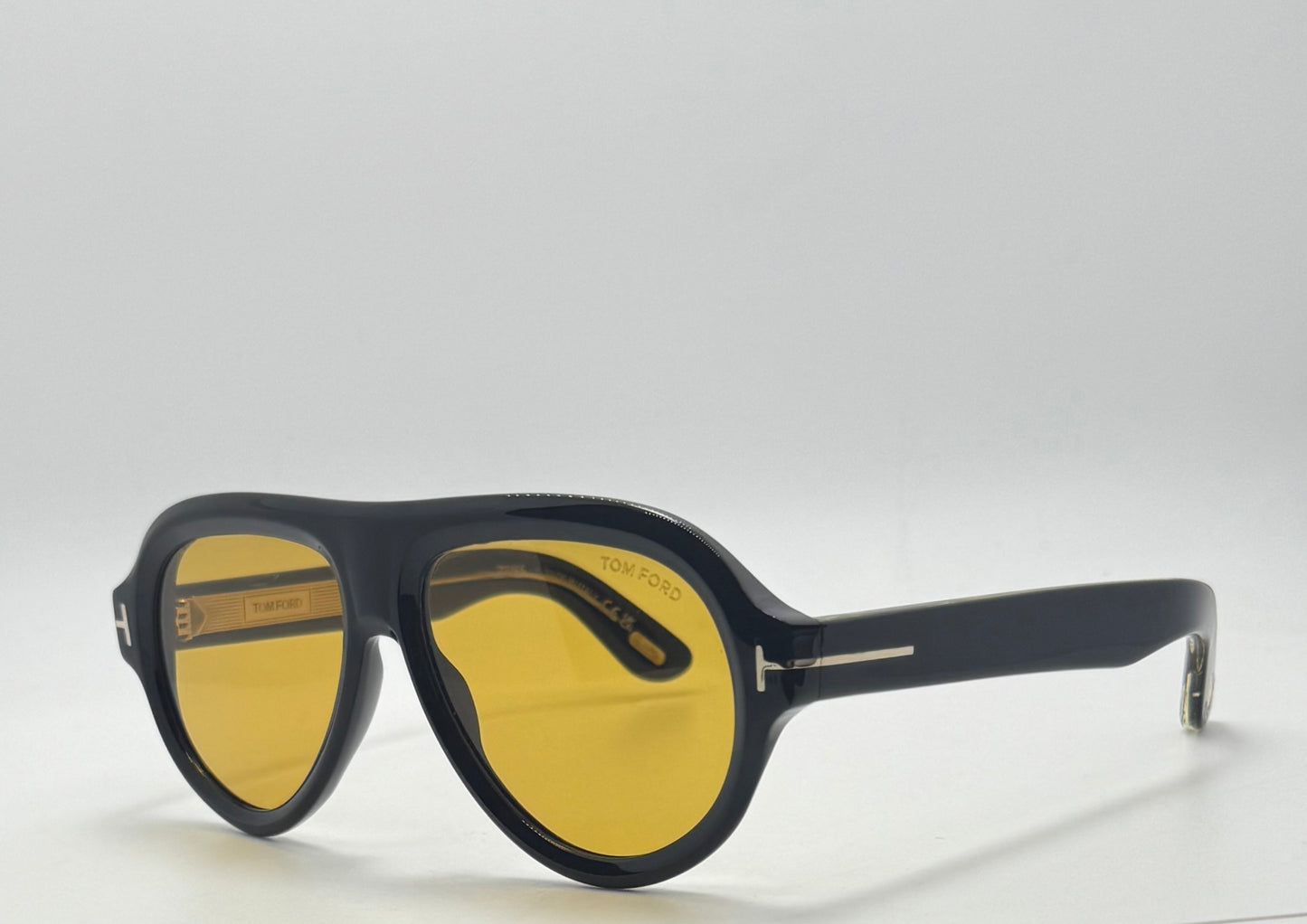 Tom Ford TF1225 01E Icon Collection Sunglasses-Zeiss Yellow Lenses-Brand New Full Kit
