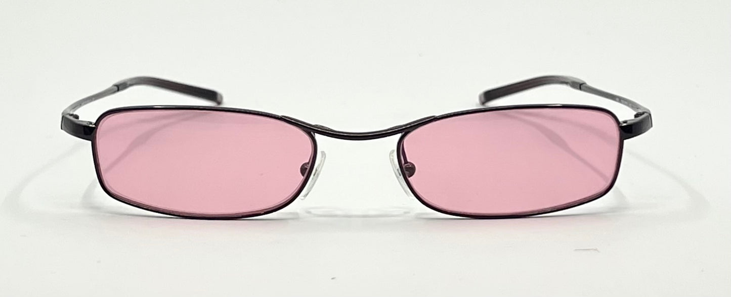 Gucci GG2672 625 Metallic Burgundy Y2K Vintage Sunglasses-New Custom Lenses