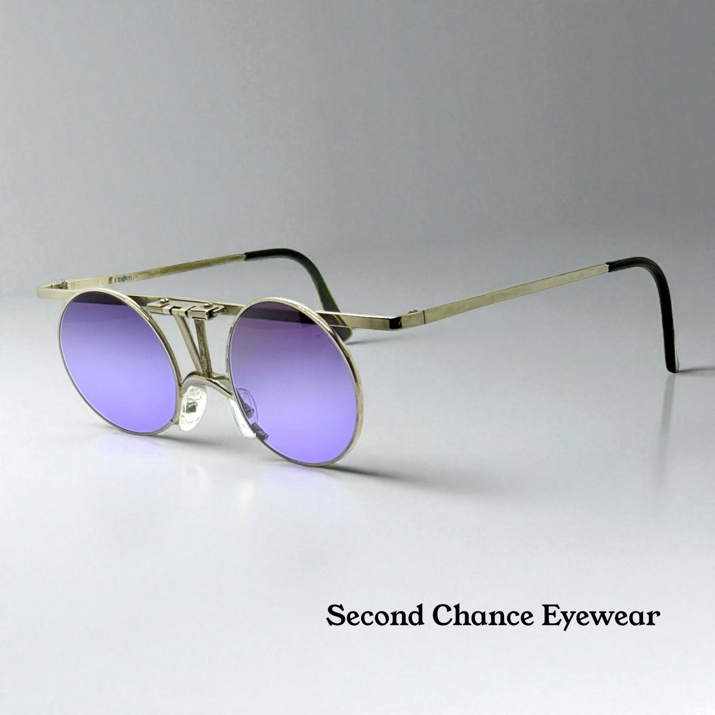 1986 Larry Leight i’dentity Sunglasses-RARE Early Oliver Peoples History-Warhol Linked Design