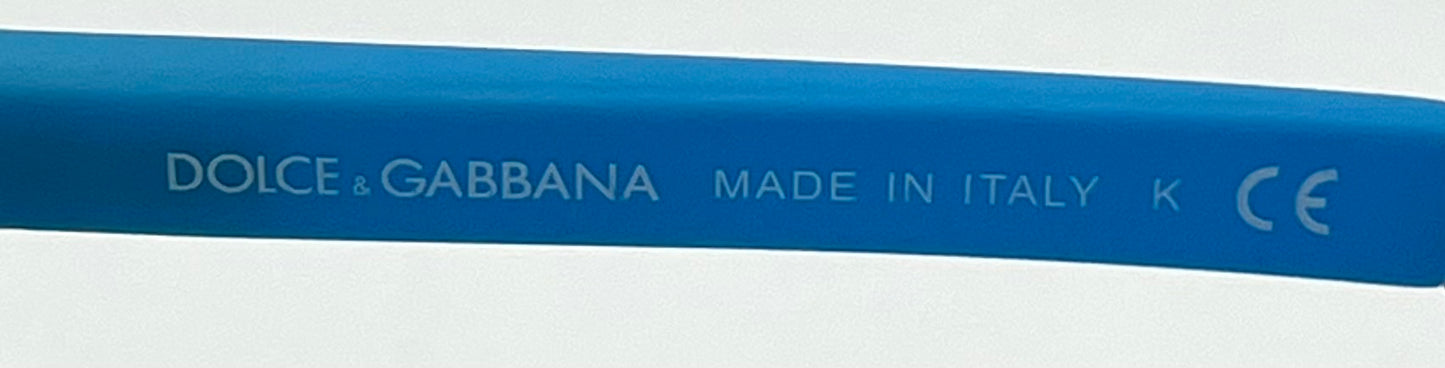 Dolce & Gabbana DG6097 3015/25 Matte Blue Sunglasses 58-19-145 Deadstock Unworn
