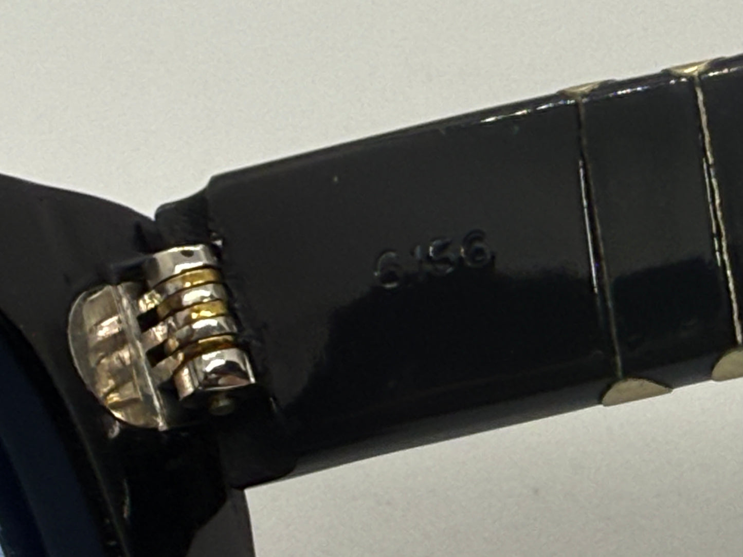 Persol 6156-Arabic Export-Blue Mineral Glass-Vintage 1940s-Deadstock-Rare