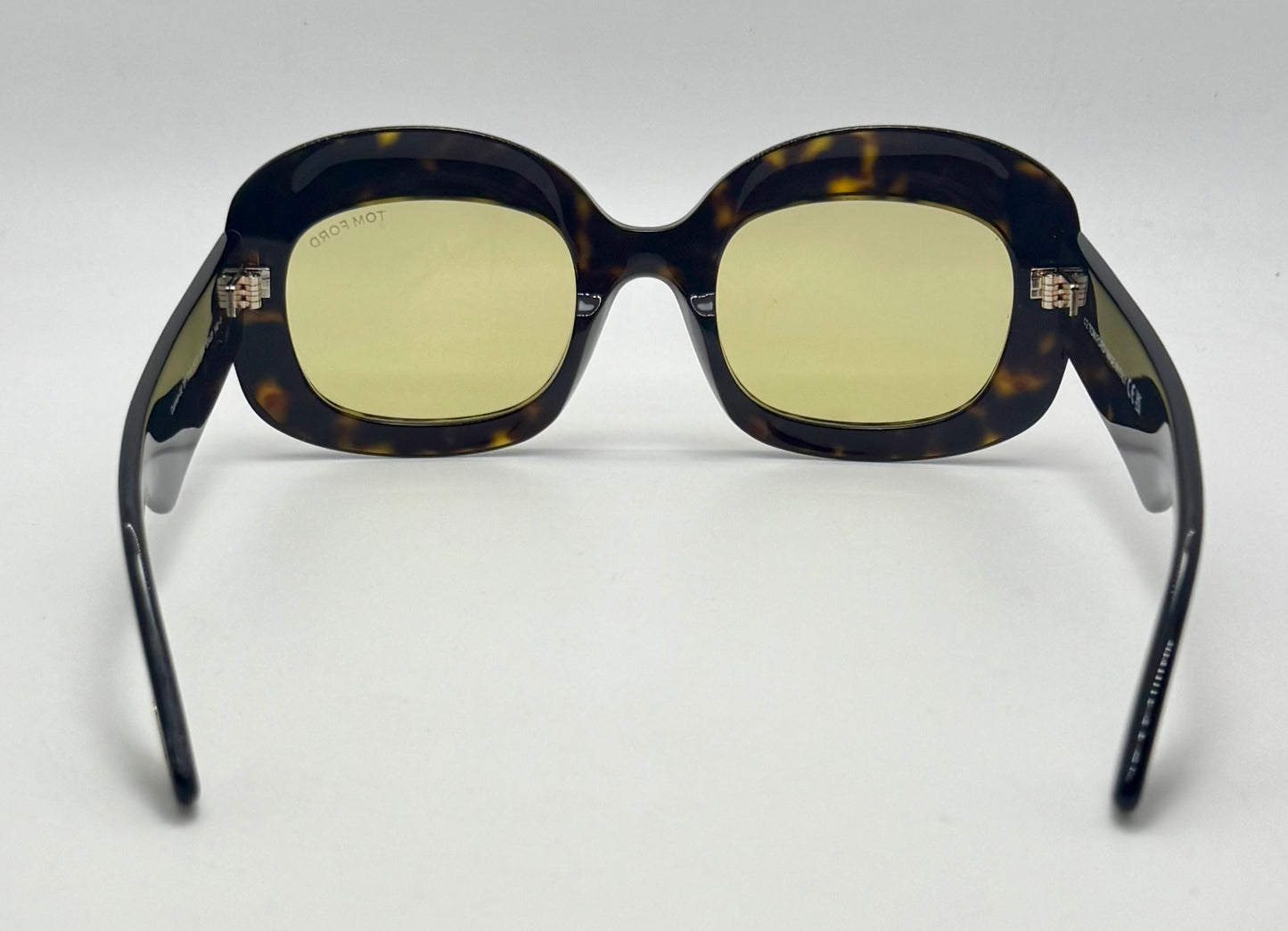 TOM FORD TF1219 CARMEN-02 52E Sunglasses – Yellow Lenses – Full Kit – Brand New