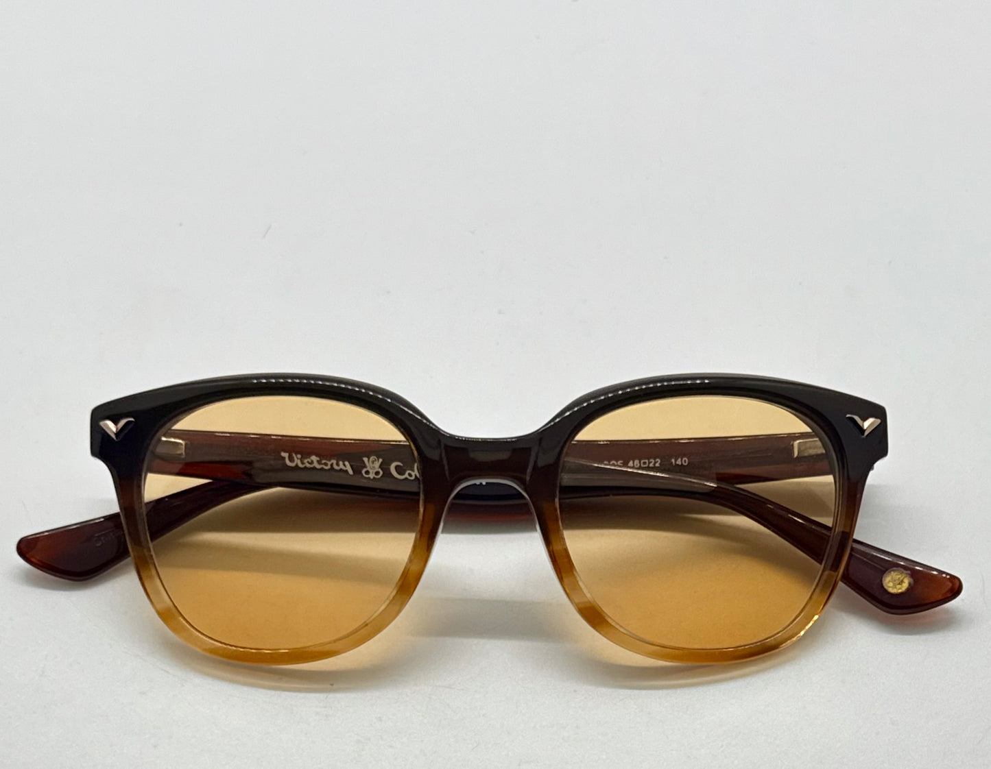 Victory Collection-Garfield 210 COF Vintage Sunglasses w/New Day/Night Custom Amber Tint Lenses