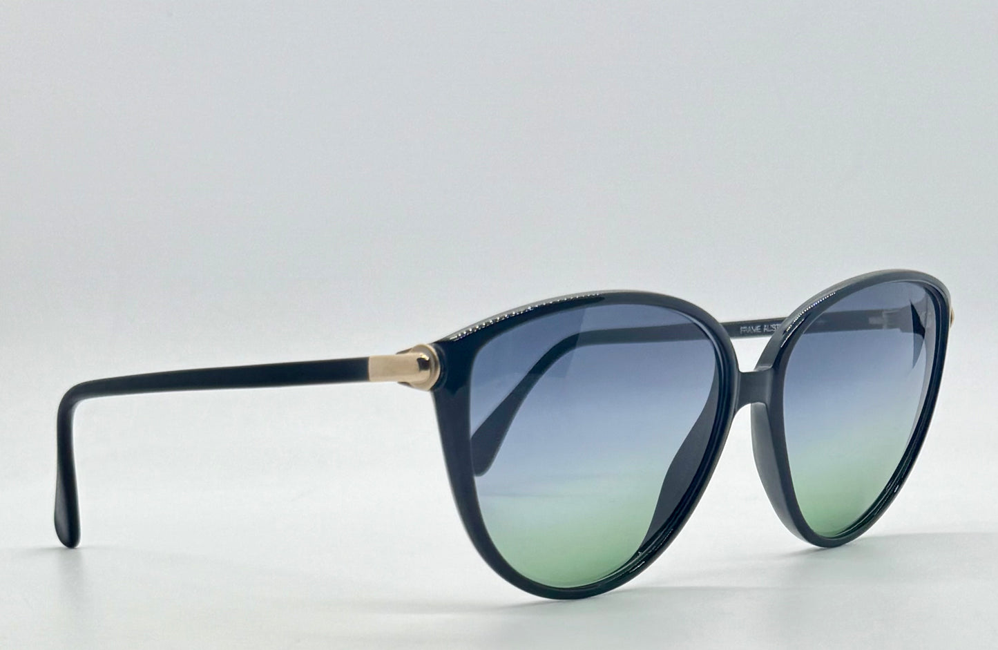 Silhouette M 1709 C 5504 Vintage Sunglasses w/New Blue-to-Green Custom Gradient Lenses