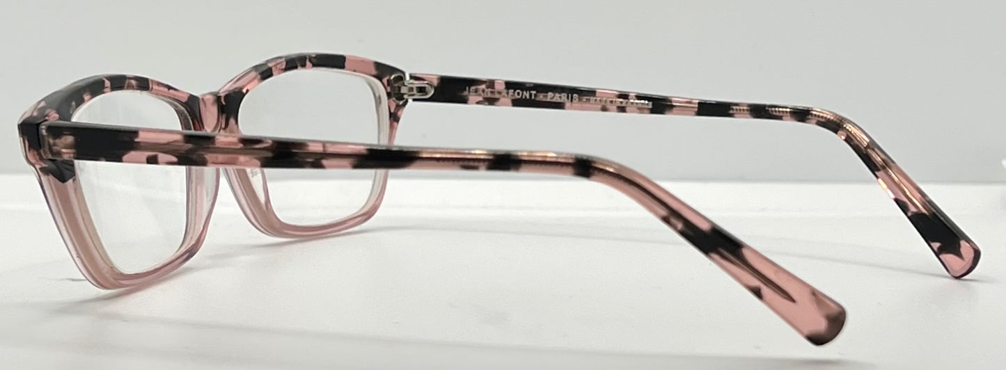 Jean Lafont Paris OCEANE 743 Pink Havana Eyeglasses – Made in France – 51-15-136 – Brand New