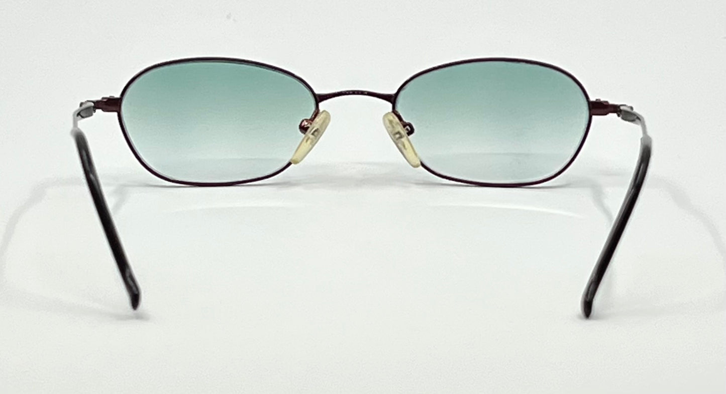 Gucci GG2647 7XG Y2K Vintage Sunglasses-New Custom Aqua Gradient Tinted Custom Lenses