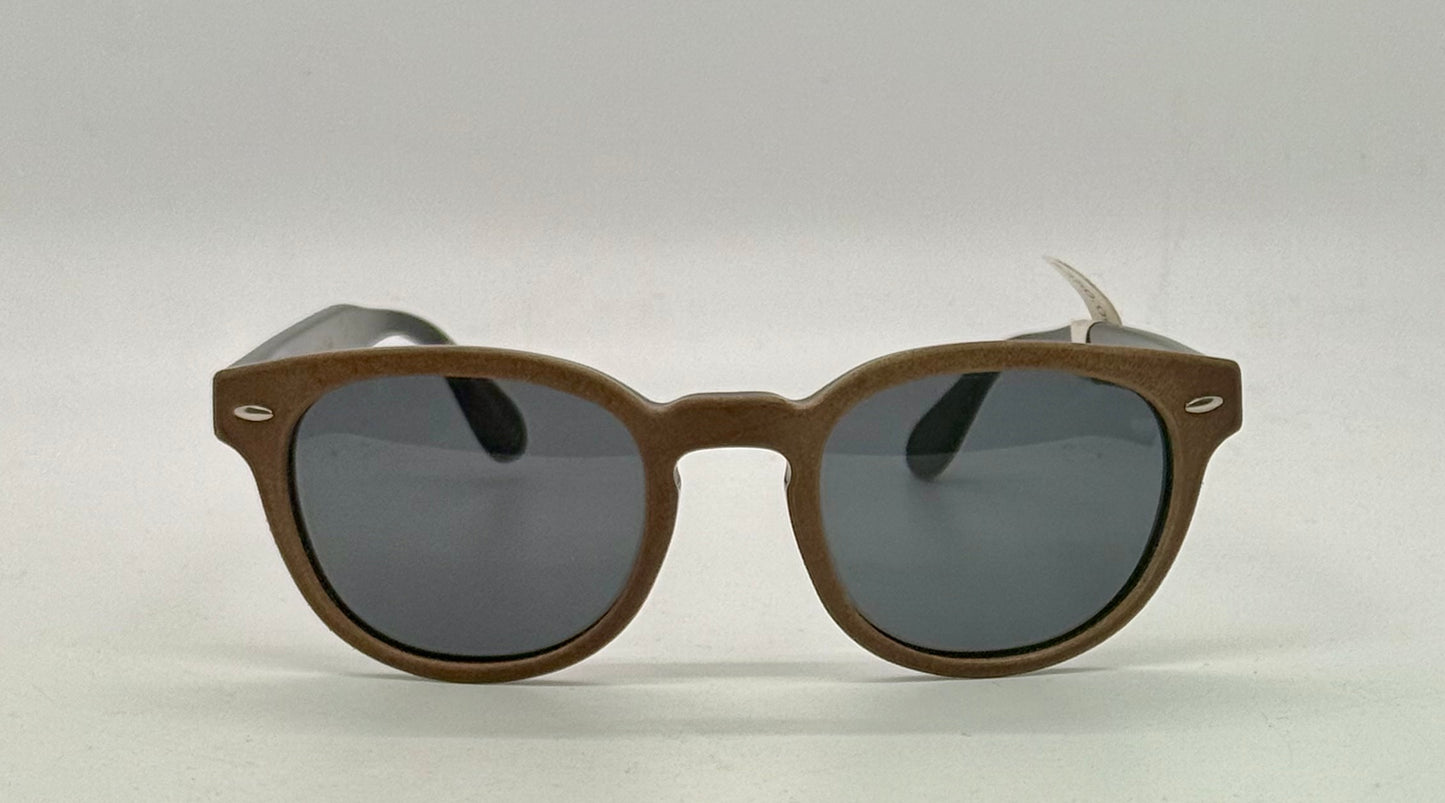 Oliver Peoples BERLUTI Sheldrake Leather Sunglasses OV5036SQ-FULL KIT