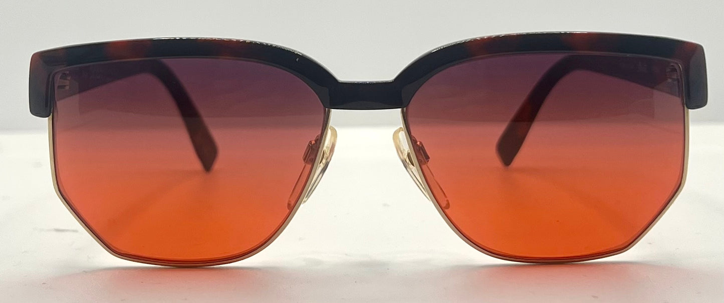 Silhouette V6054 M6067 Vintage Sunglasses w/New Custom Sunset Gradient Lenses-Austria