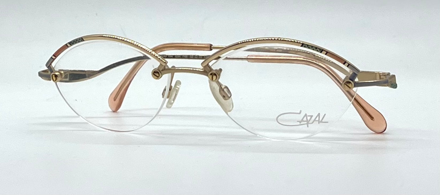 CAZAL 702 Col. 740 NOS/Unworn-Semi Rimless VINTAGE Eyeglasses-Germany