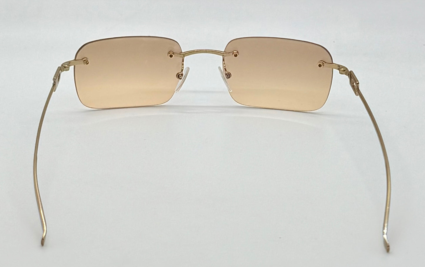 Gucci GG1777/S Strass Rimless Shield Sunglasses Gold/Brown 51mm-VINTAGE/UNWORN