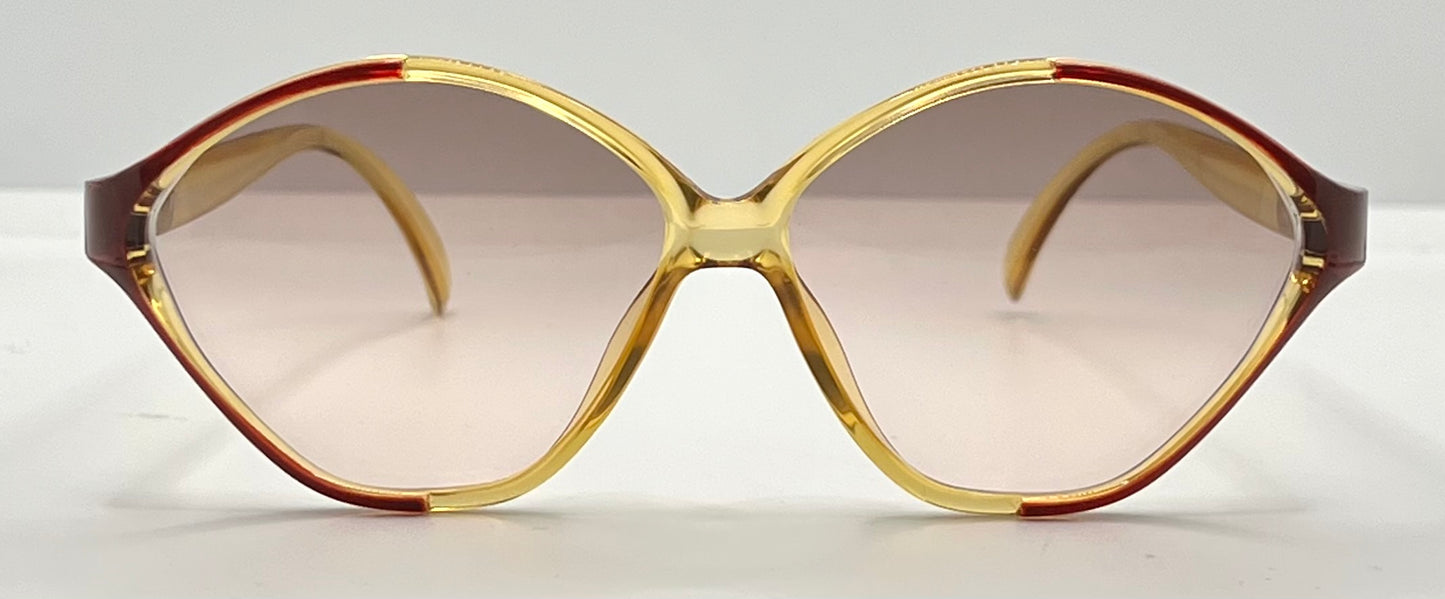 Playboy 4548 30 Vintage Sunglasses w/New Gradient Brown Custom Lenses-Unworn-56mm