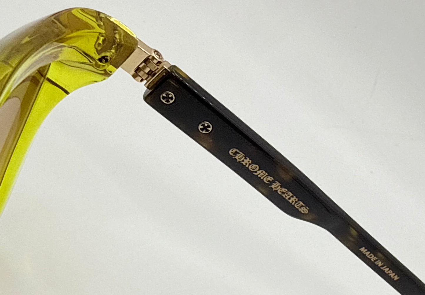 Chrome Hearts SMAKERASS GS-DT Yellow/Tortoise-Zeiss Lenses-Full Kit-New-57mm