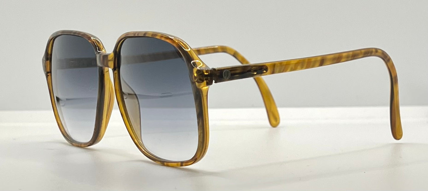 Dunhill 6008 10 Vintage Sunglasses w/New Grey/Mint Green Custom Tinted Gradient Lenses-Unworn