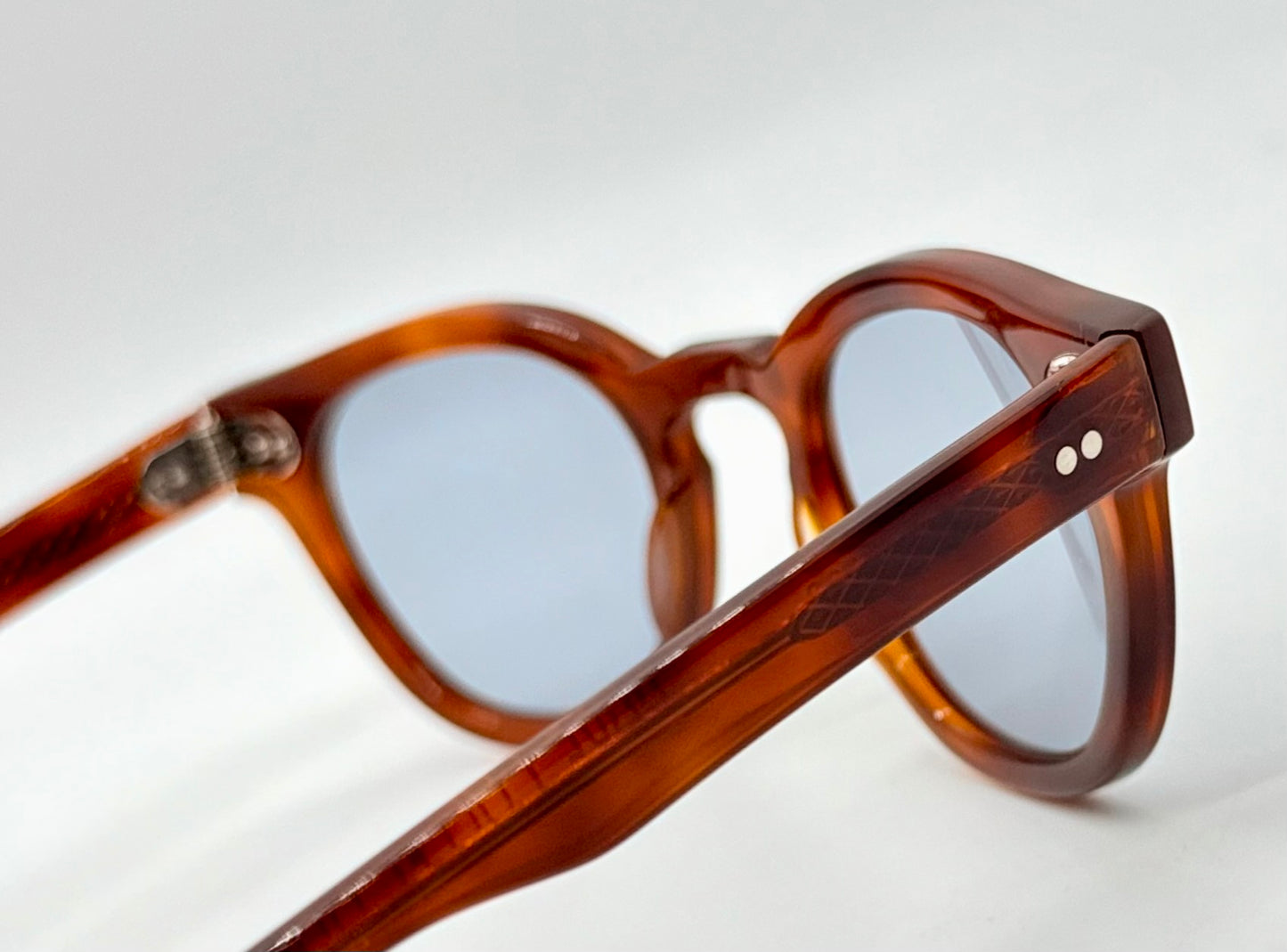 SEE 0528 Core Collection C6 45mm Sunglasses w/New, Light Blue Day/Night CUSTOM Lenses