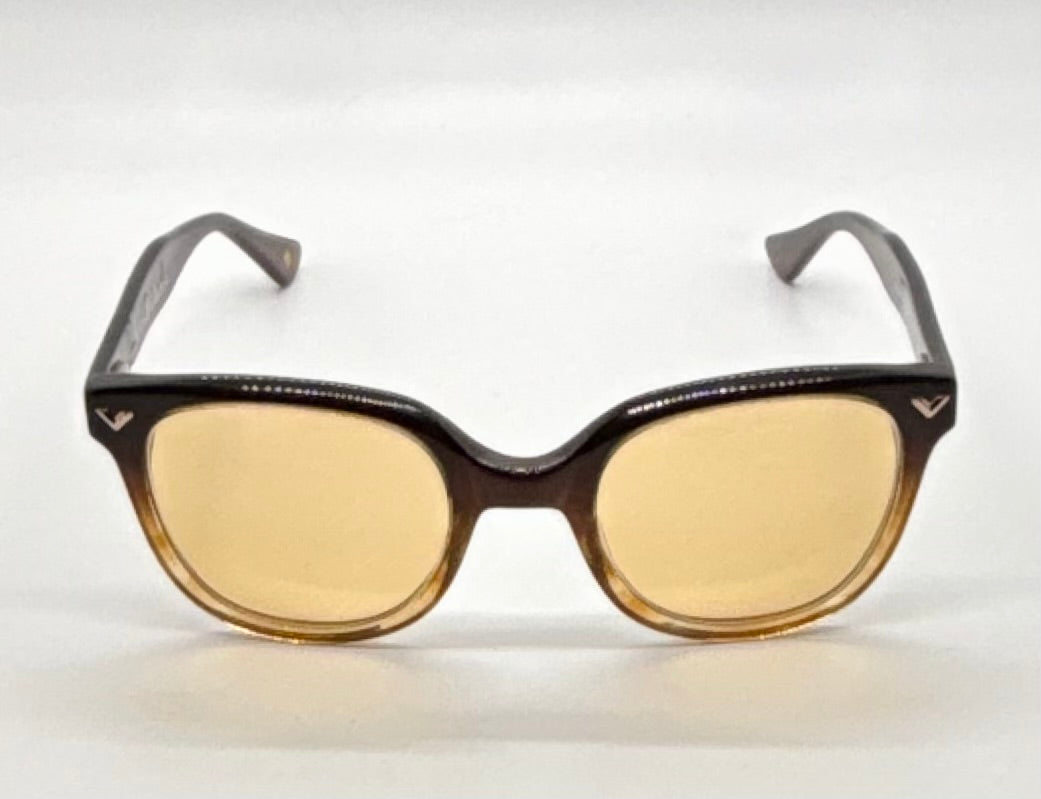 Victory Collection-Garfield 210 COF Vintage Sunglasses w/New Day/Night Custom Amber Tint Lenses