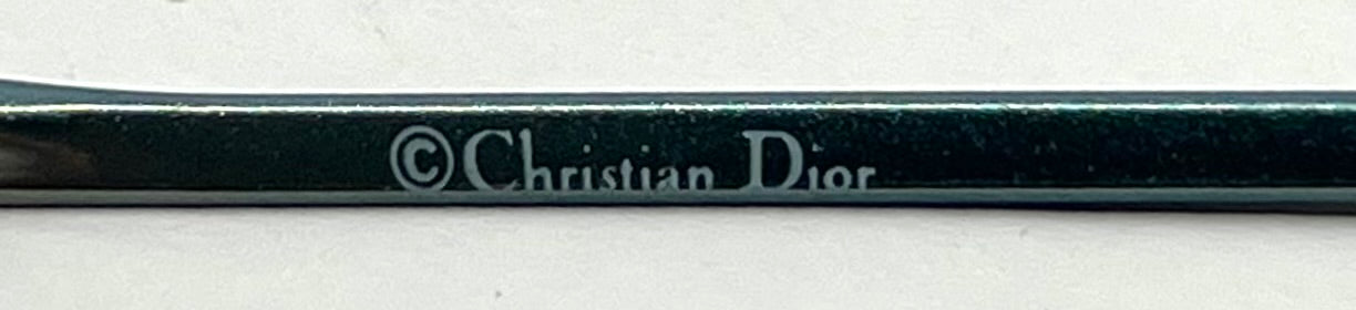 Christian Dior CD 3601 58U Metallic Blue Vintage Sunglasses w/New/Custom Gradient Lenses