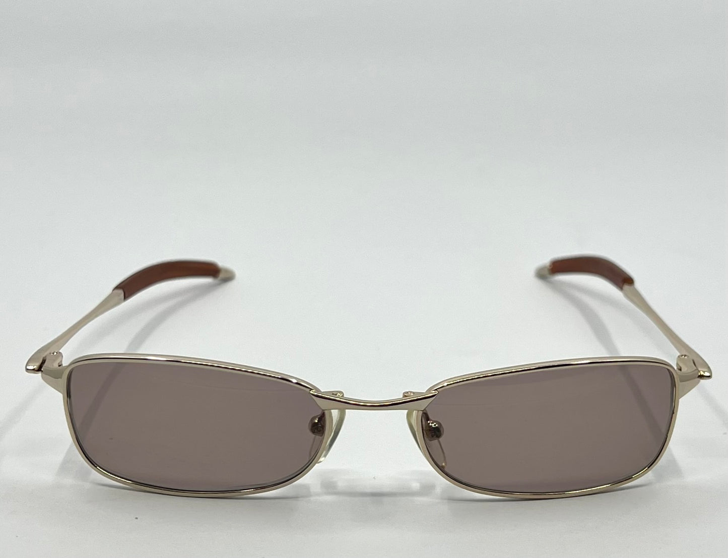 Oakley Straight Line 2.0 11-729 Vintage Sunglasses w/New Solid Brown Cudtom Tinted Lenses-Unworn/ Collectible