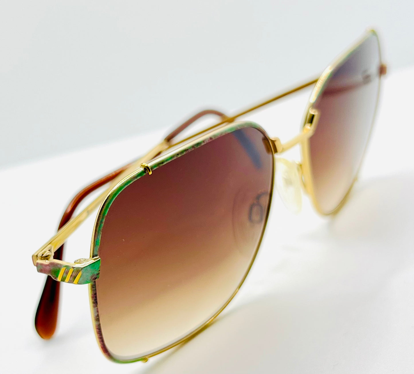 Neostyle ACADEMIC 435 (153) Sunglasses w/New Custom Tobacco Gradient Lenses-Deadstock