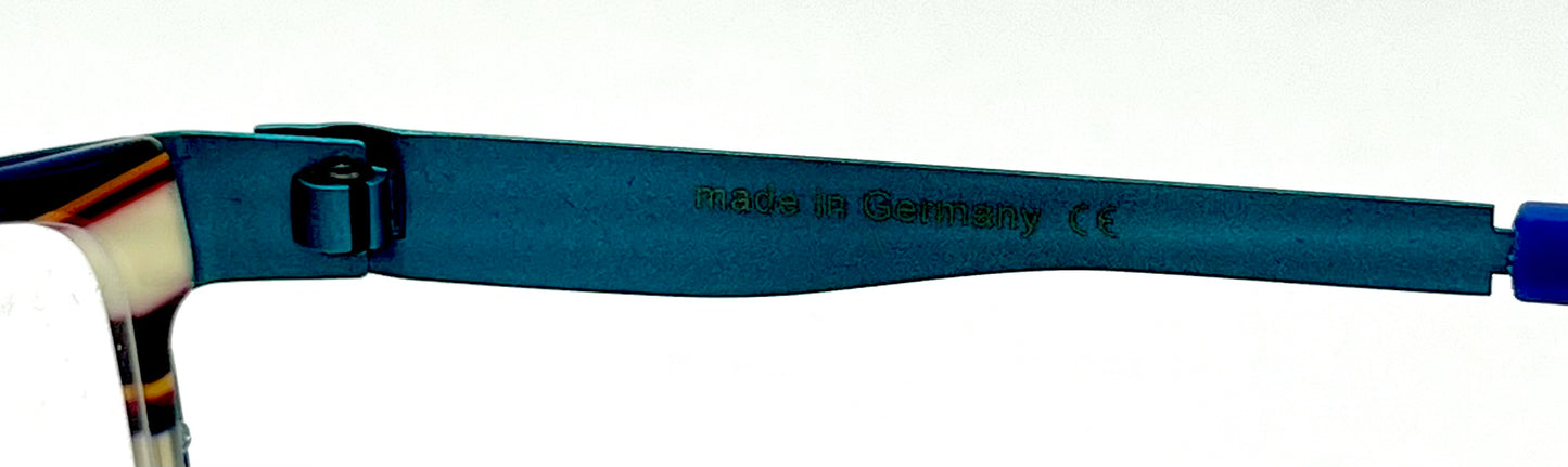 Robert K Eye Society Pepe 55-18-145 Blue Optical Frame Made in Germany