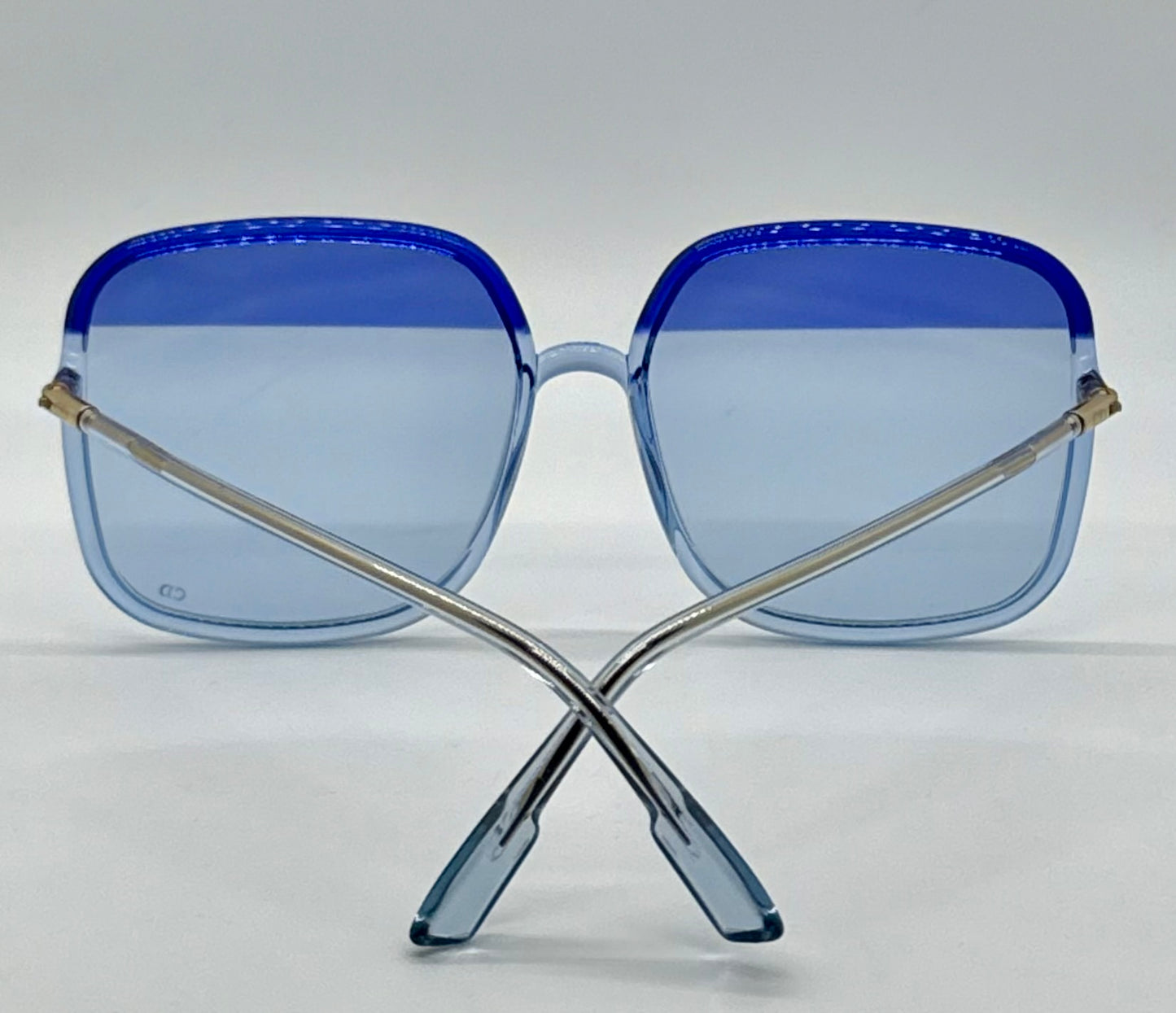 Christian Dior DiorSoStellaire1 Sunglasses ZX9UY-Blue Gradient Lenses–Full Kit/NOS