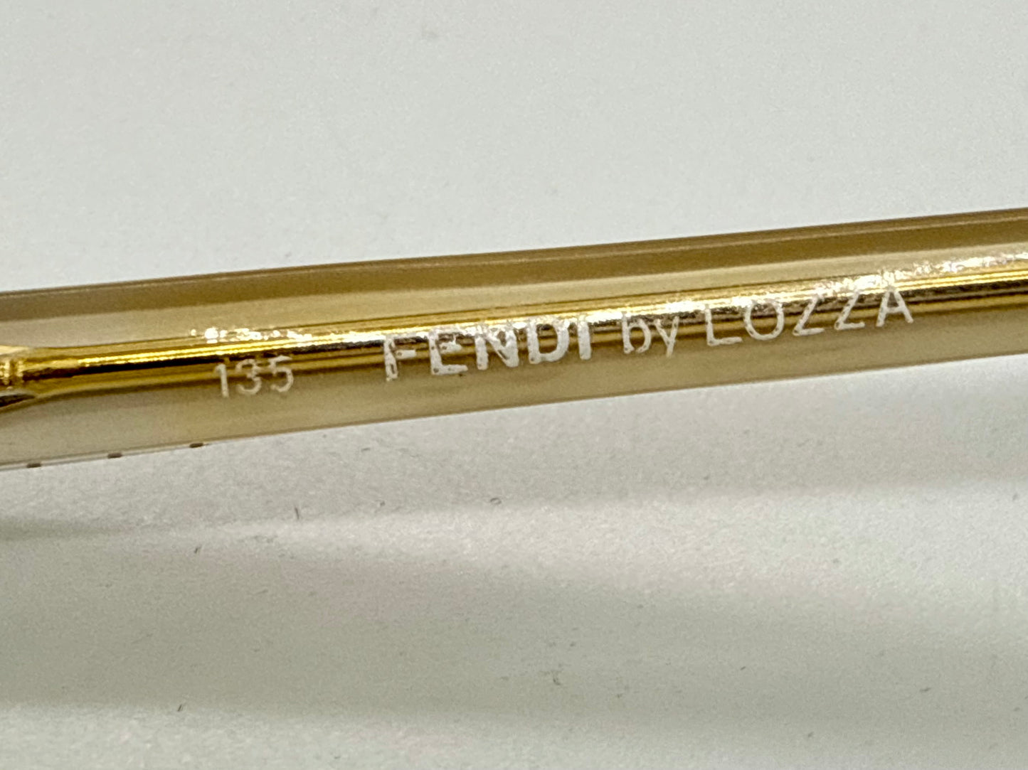 Fendi by Lozza FV48 Vintage Sunglasses w/New, Custom Yellow Day/Night Tint Lenses