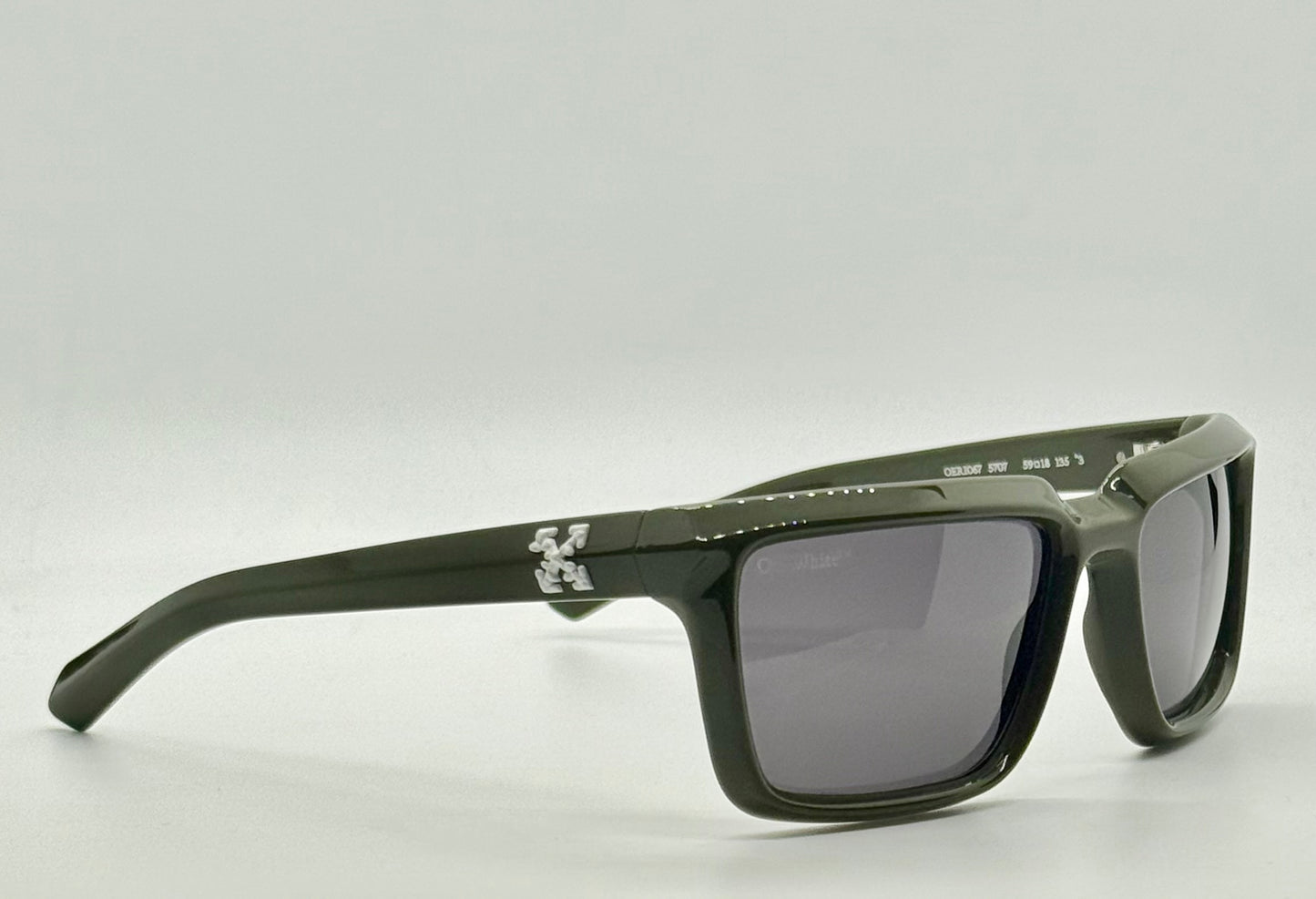 Off-White™ OE RI067 5707 GREEN Sunglasses-Rare Colorway-New/Unworn-Full Kit-59mm