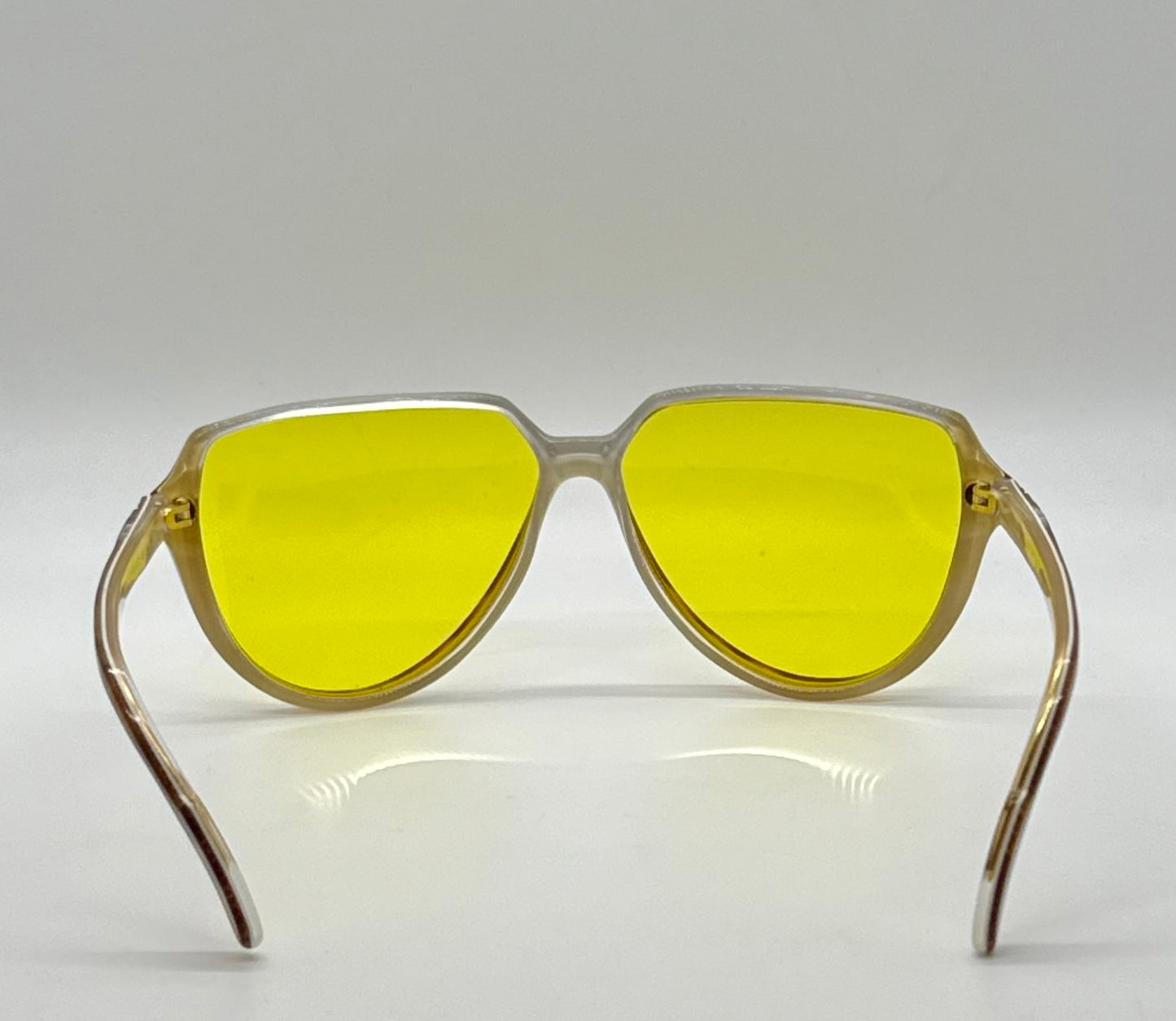 Fendi by Lozza FV48 Vintage Sunglasses w/New, Custom Yellow Day/Night Tint Lenses