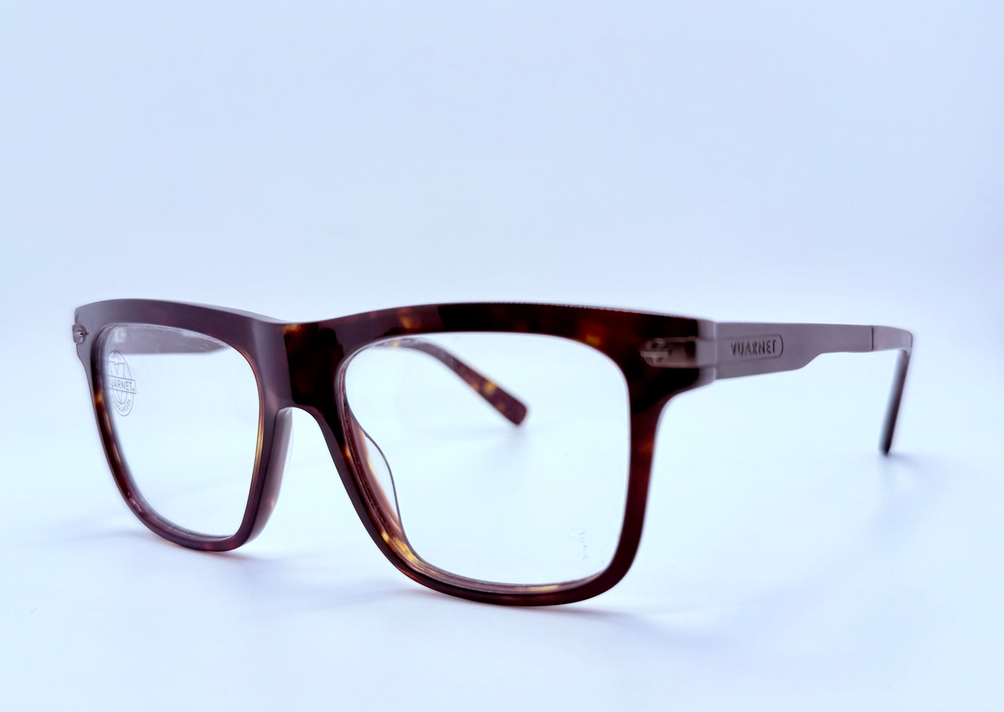 Brand New/Unworn Vuarnet VL1404 0002 Sunglasses – Dark Tortoise with SX2000 Clip-On Lenses