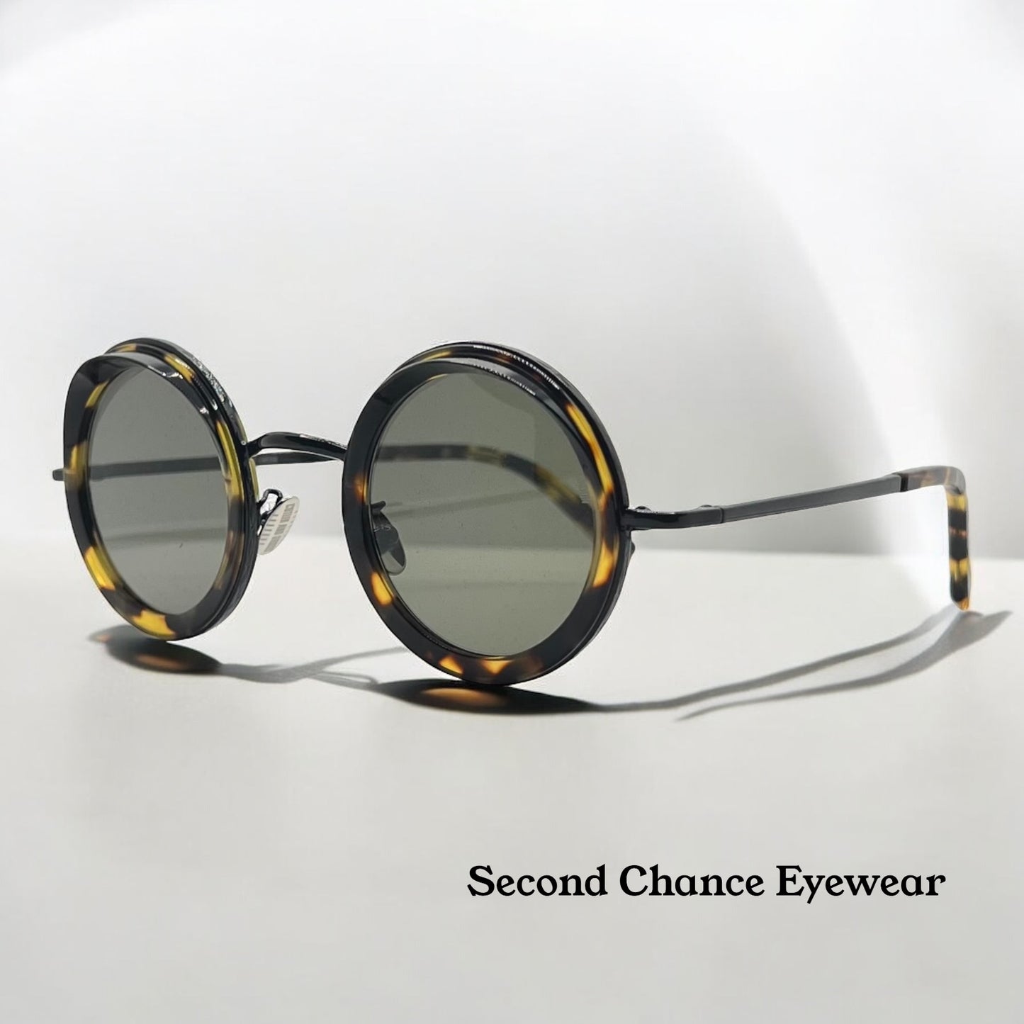 Cutler and Gross 1277 C03 Round Tortoise Sunglasses– New/Unworn-Full Kit-44mm