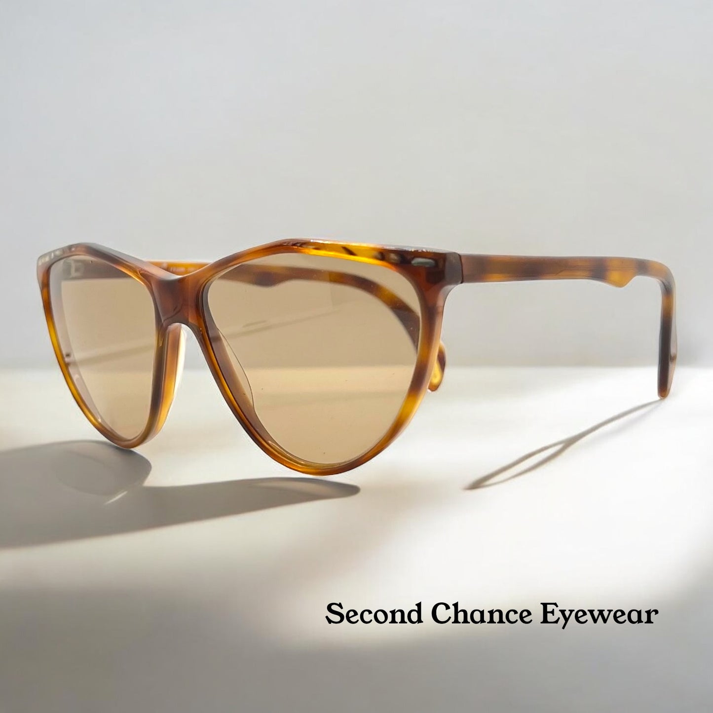 Gianni Versace 445 Vintage Sunglasses w/Original Glass Lenses-Deadstock