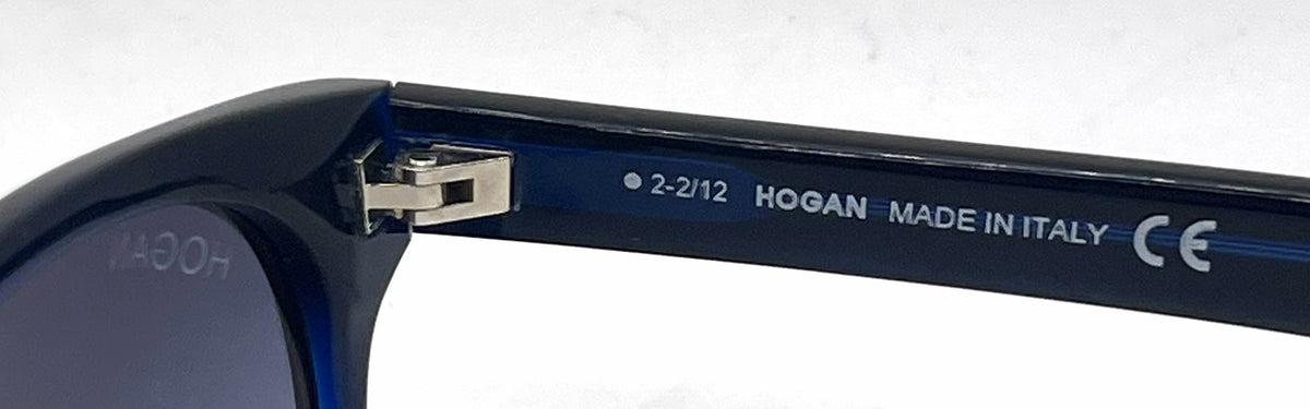 Hogan HO75 56W Tortoise Wayfarer Sunglasses-Blue Gradient Lenses-Unworn