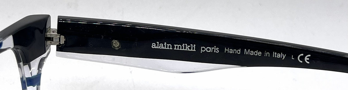 Alain Mikli Claudien A03109 003 Blue / Black Tortoise Eyeglasses-Unworn-Italy