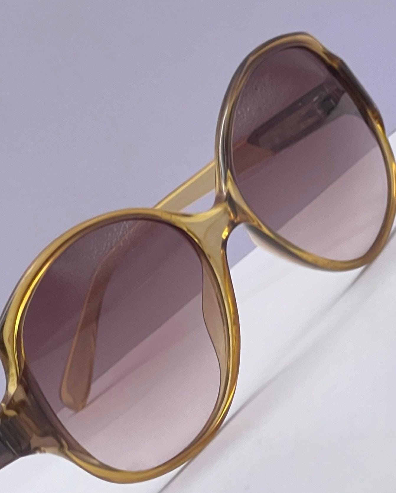 Vintage New|Old-Stock - Amber|Brown Optyl Frame-With New Custom “Berko Designs” Lenses