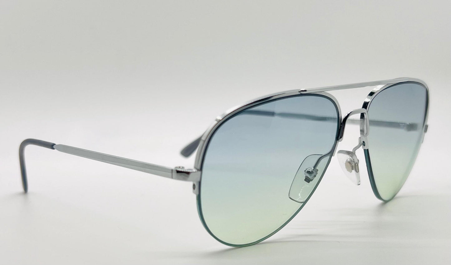 Vintage Cottet New|Old Stock Half Rim Custom Sunglasses-W|New Berko’S Designs Lenses