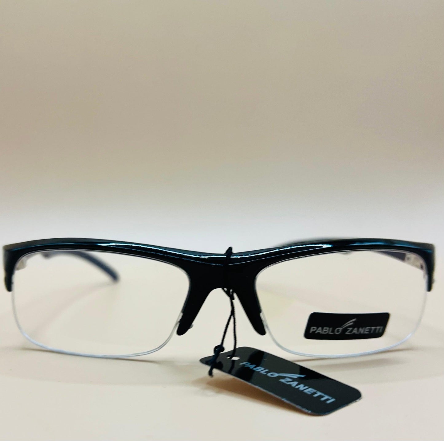 Pablo Zanetti Top Heavy Narrow Frames. Clear Lenses, No Magnification. Affordable Option To Expense Frames! Protective Eywear