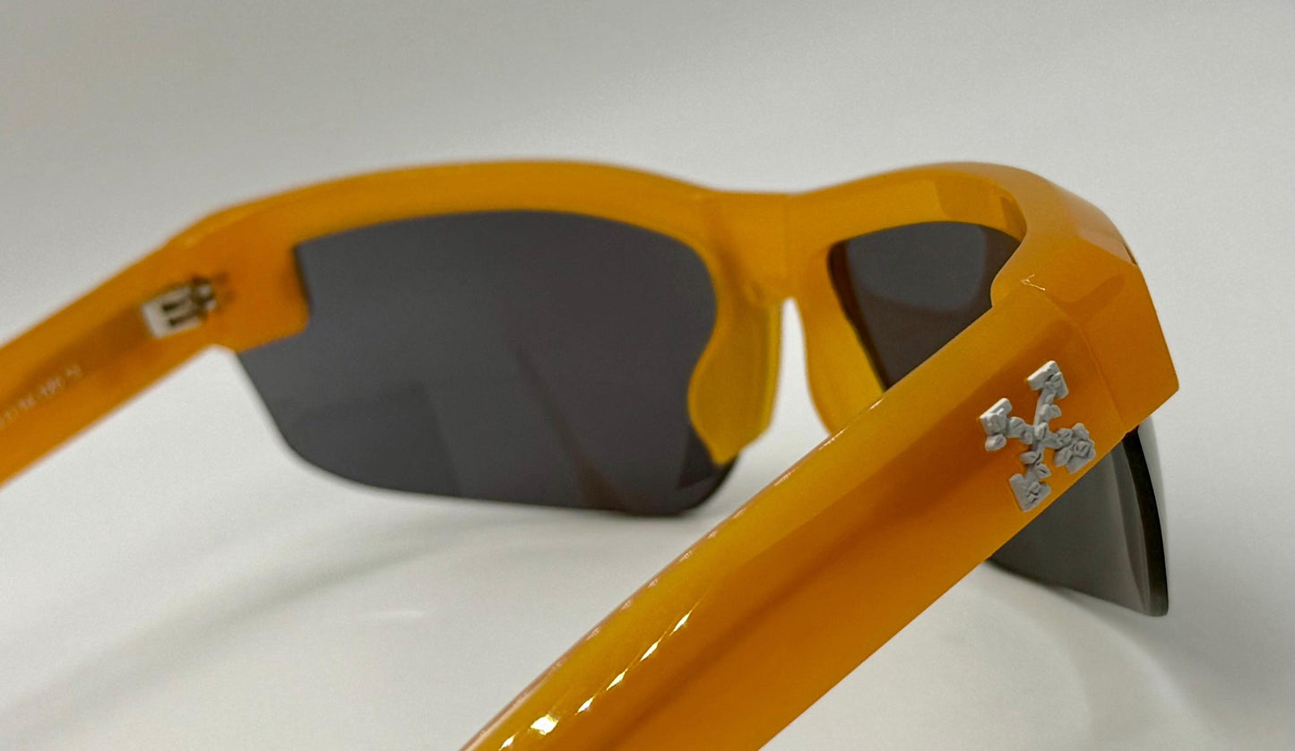 Vintage Off-White Oeri068 2007 75 Sunglasses-Deadstock-Made In Italy