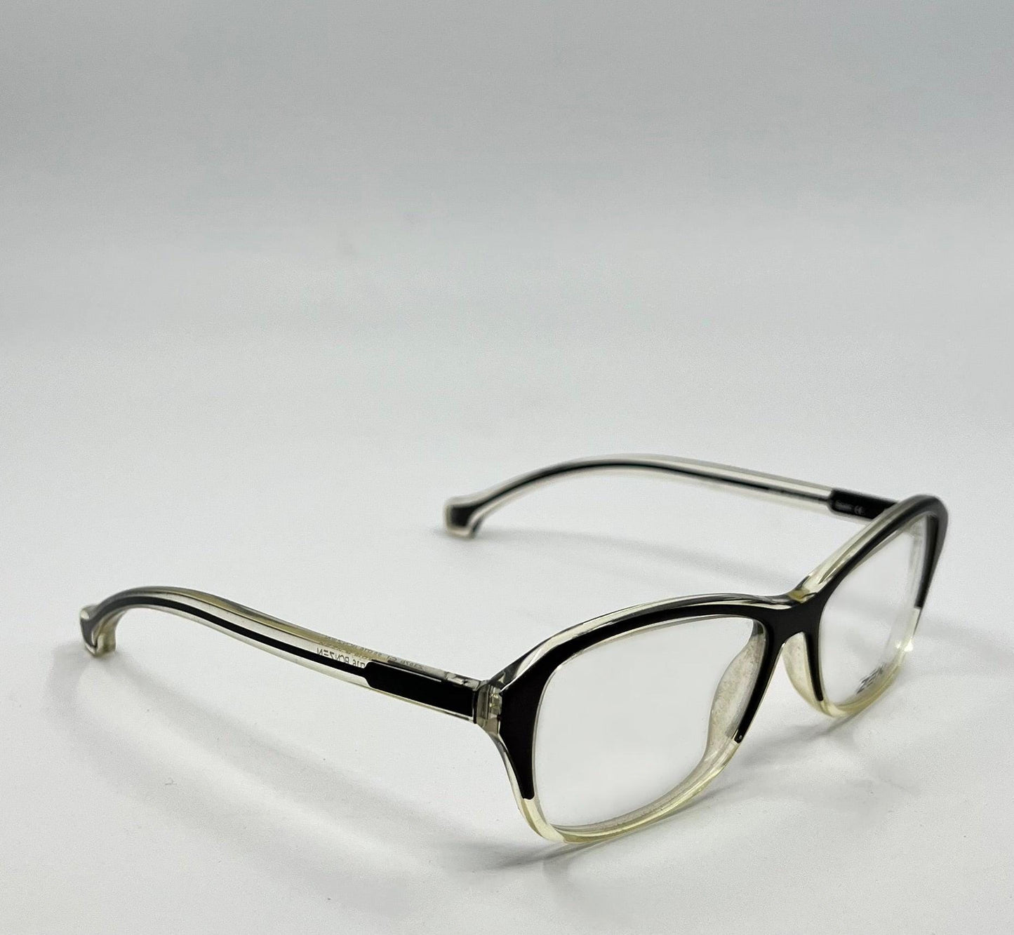 Zen Barcelona Z357b C.1 Eyeglass Frames 55-16 Black|Clear – New, Full Kit