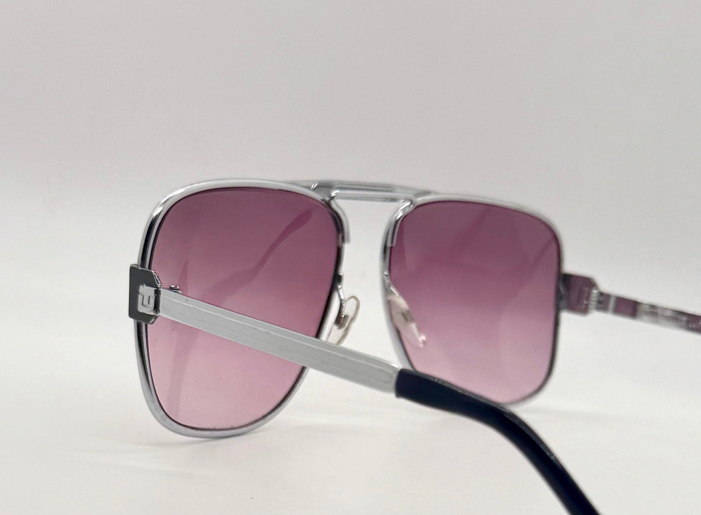 Ted Lapidus 101 Aviator Vintage Sunglasses – Deadstock France – Raised Bridge Design