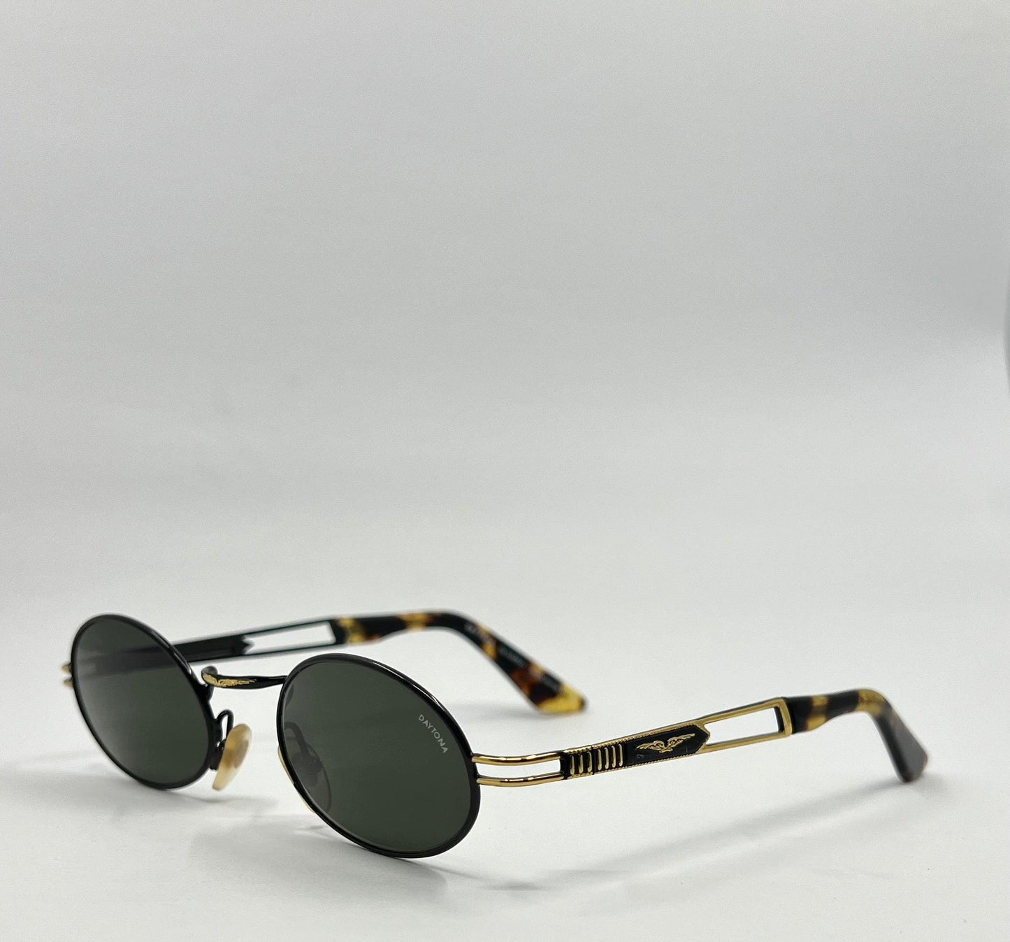 Daytona By Safilo Da.899|S Hu6 Tortoise Oval Sunglasses-Vintage Deadstock Italy