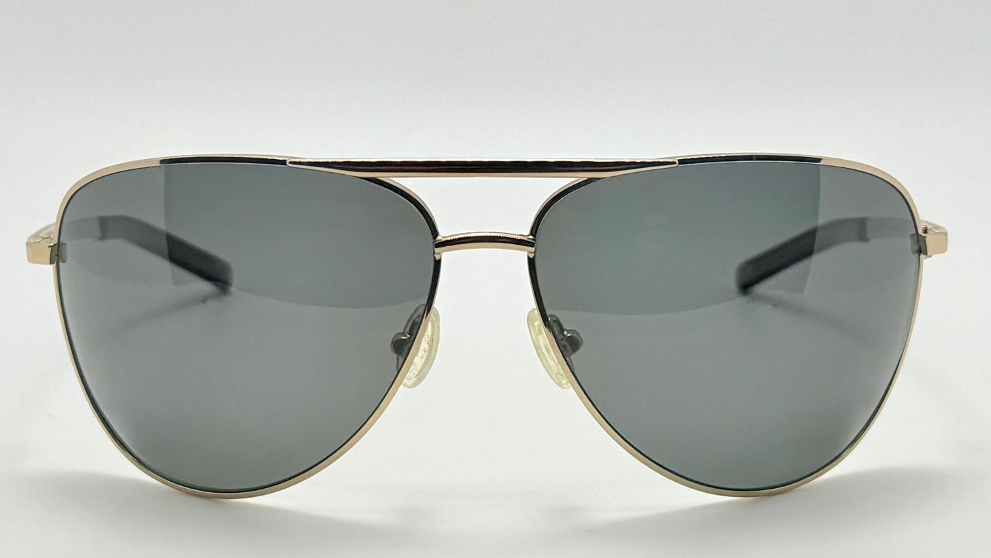 Smith Serpico Gold Aviator with Custom Polarized Blue|Grey Berko’s Designs Lenses