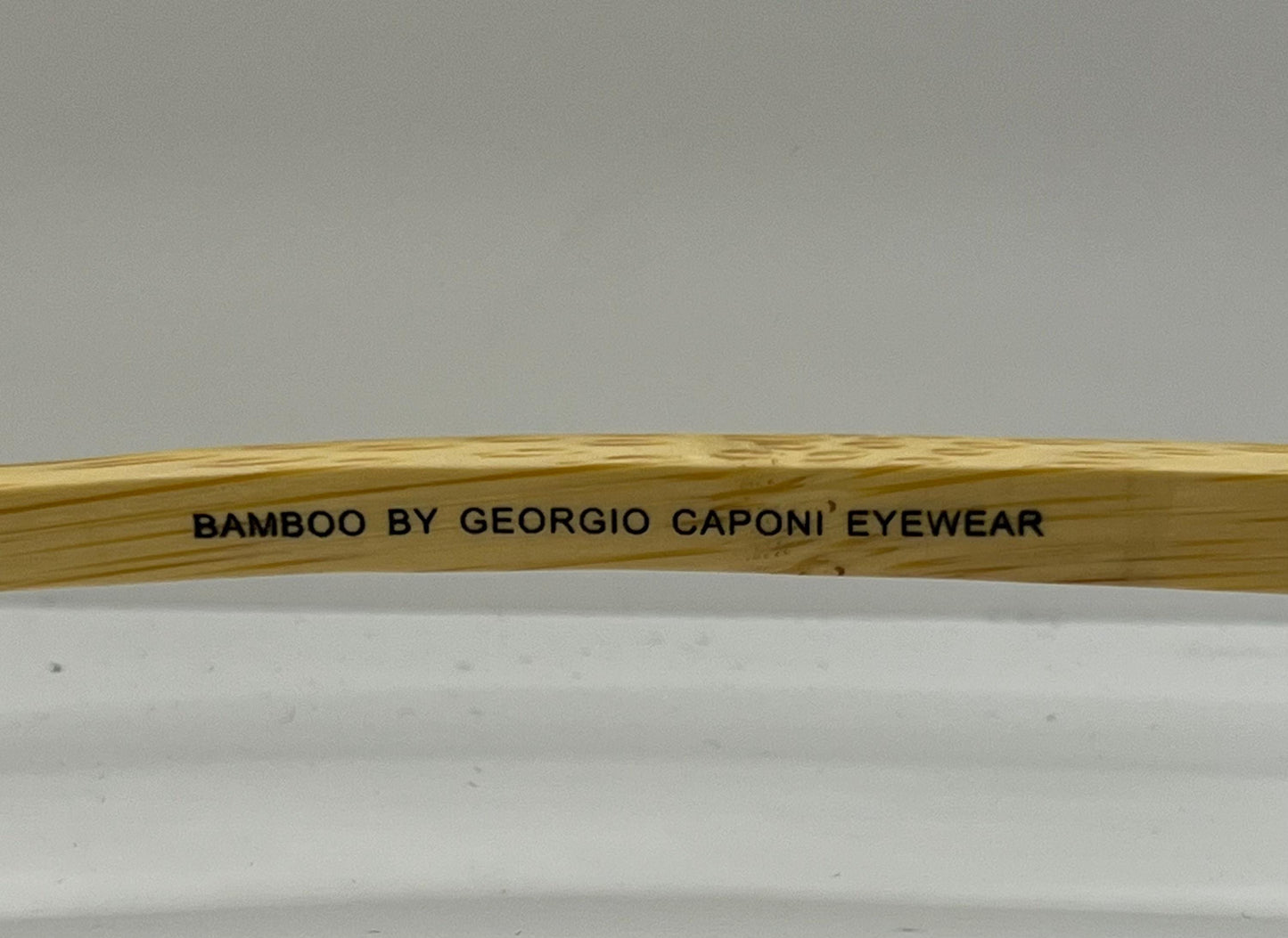 Ecospek Bamboo Reading Glasses Rectangular Rimless Gold, Slim Classic | Brand New