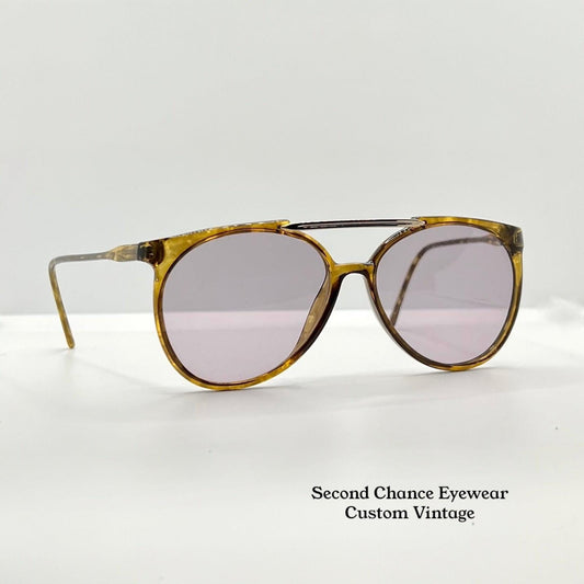 Carrera 5332 12 Vintage Sunglasses w|New, Custom Solid Lavender Lenses