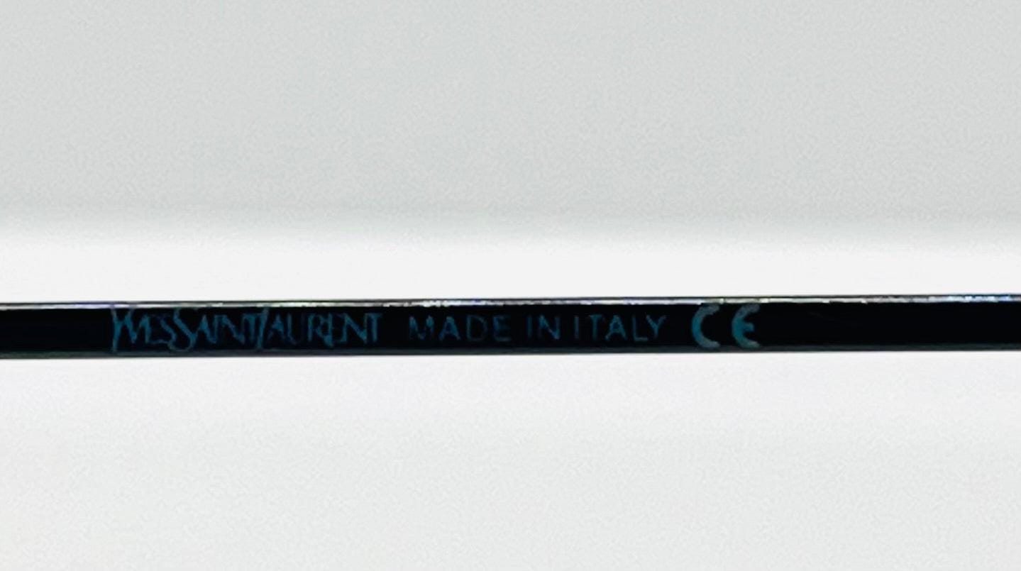 Vintage Yves Saint Laurent 4163 c.Y385 Sunglasses – Deadstock – Made in Italy – Custom Blue Lenses