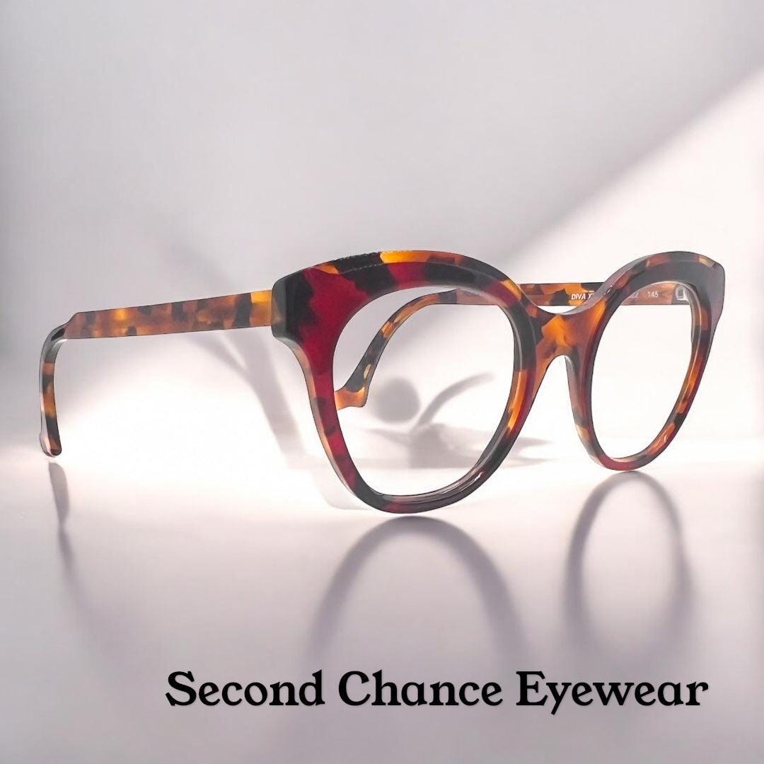 Plein Les Mirettes-Plm Creation Eyeglass Frame-Mod. Diva Xii 201-Brand New