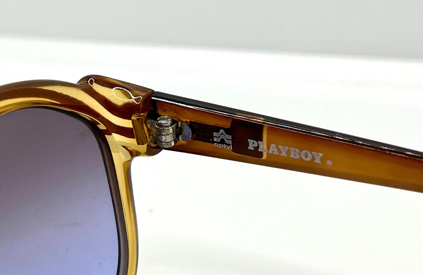 Playboy 4518 10-Vintage Sunglasses w|New, Custom Solid Lavender Lenses-Deadstock|Unworn