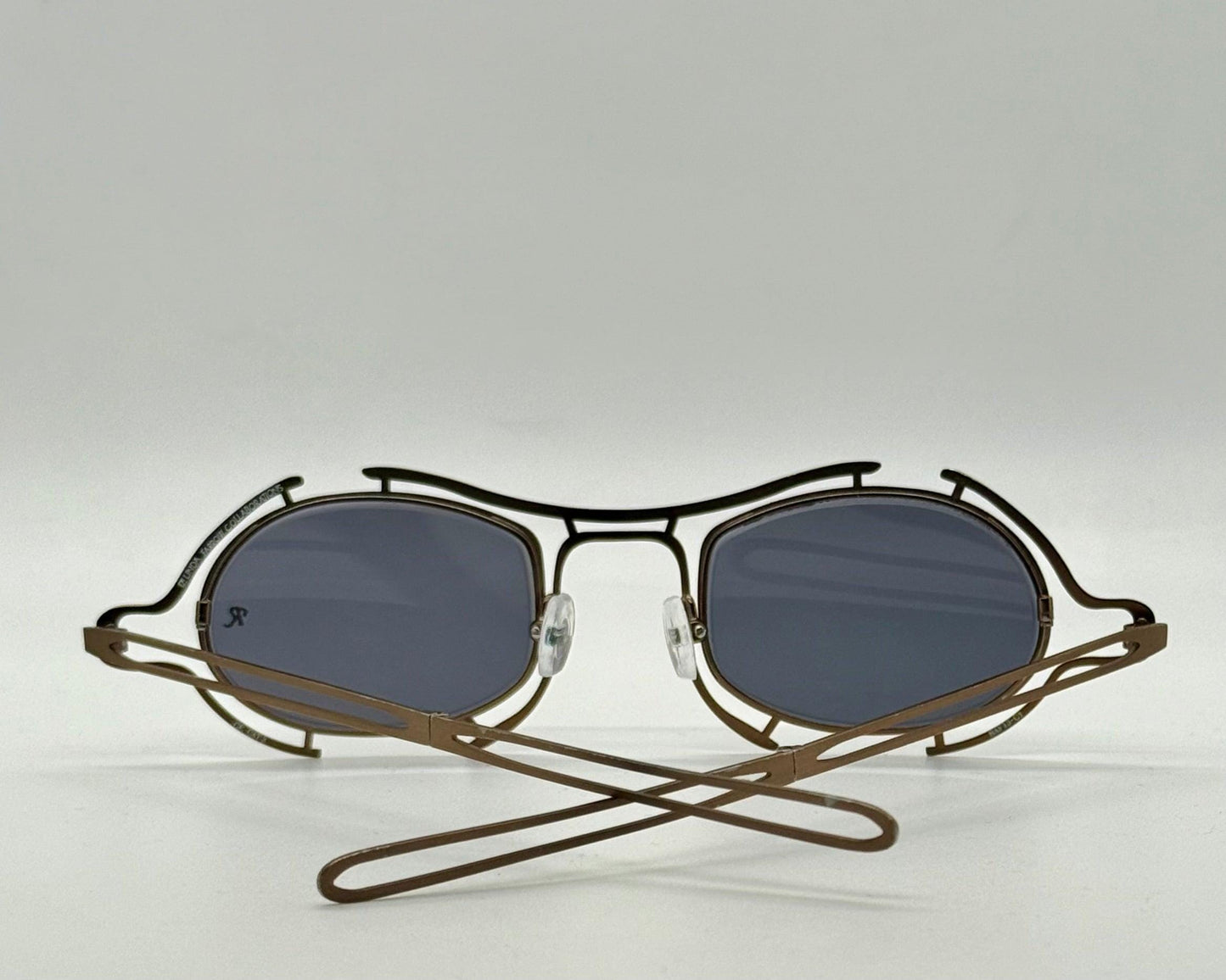 Raf Simons × Linda Farrow Raf13-C1 Bronze Sunglasses – Rare Collaboration