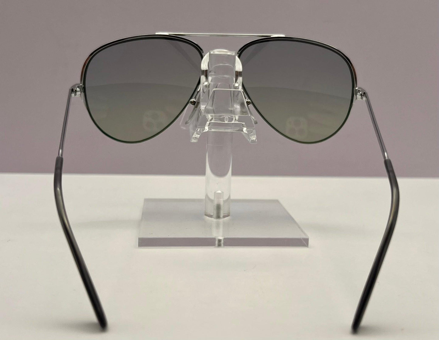 Vintage Half-Rim Metal Frame With Brand New Berko’S Designs Custom Gradient Lenses