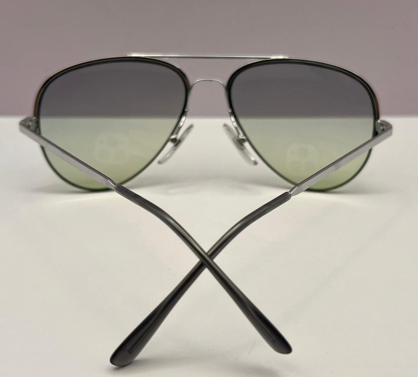 Vintage Half-Rim Metal Frame With Brand New Berko’S Designs Custom Gradient Lenses