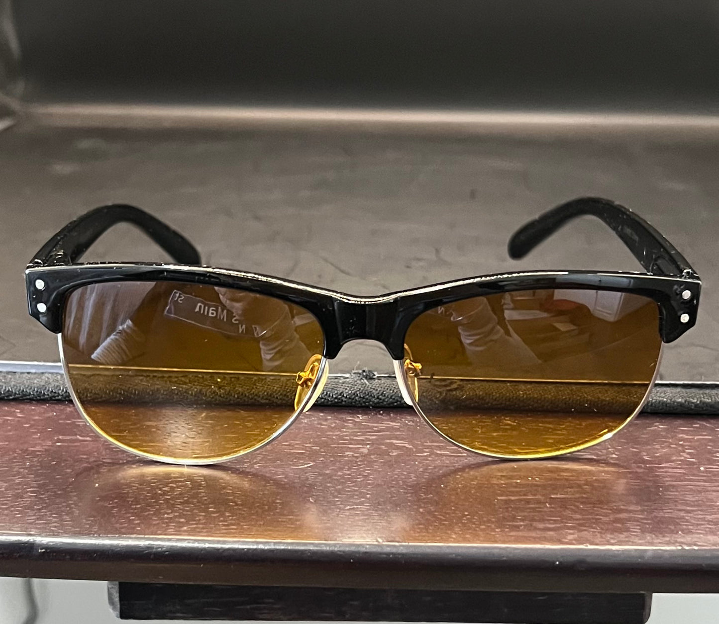 BRAND NEW COPPER LENSE DRIVING GLASSES. SHARPENS IMAGE, REDUCES GLARE, UV400