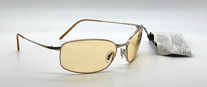 Hugo Boss Hb5774 Titanium Aviator Sunglasses Amber Lens Deadstock Japan